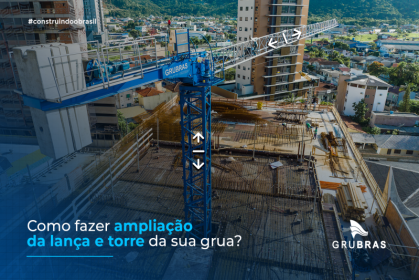 Como fazer ampliação da lança e torre da sua grua?